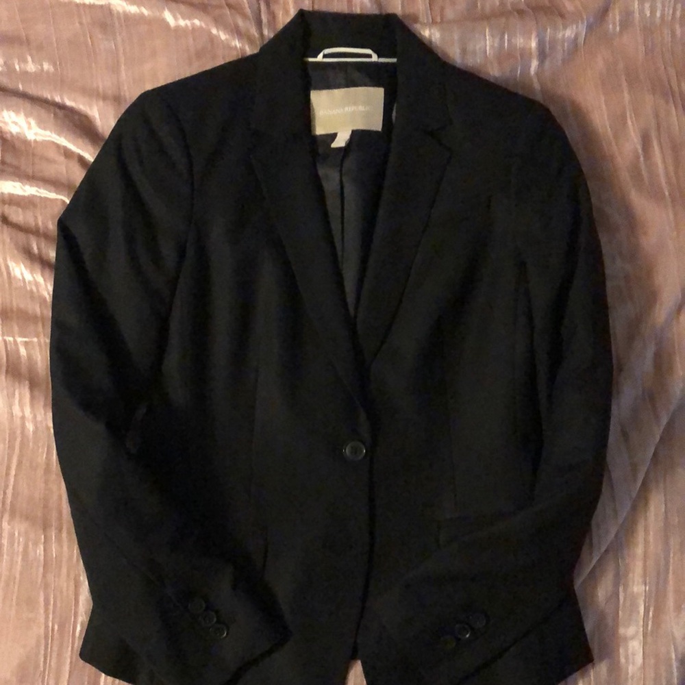 Banana Republic Suit Blazer 0P